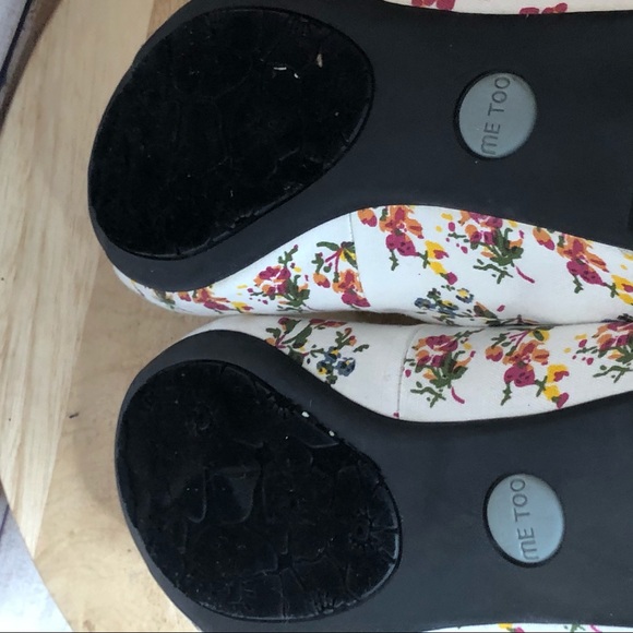 Me Too Floral Open Toe with Bow Fianna 12 Flats - Picture 5 of 6